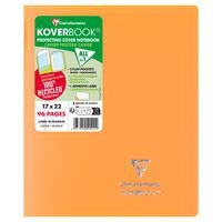 Koverbook piqué  couverture opaque en POLYPRO recyclé 9 couleurs ass 17x22cm 96p ligné + marge livré en boîte - Image 7