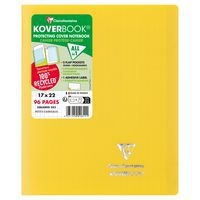 Koverbook piqué  couverture opaque en POLYPRO recyclé 9 couleurs ass 17x22cm 96p Q.5x5 livré en boîte prêt-à-v - Image 6