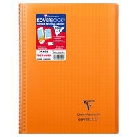 Koverbook reliure intégrale enveloppante PP transparent 24x32cm 100p Séyès coloris assortis livré en boîte prê - Image 6