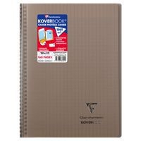 Koverbook reliure intégrale enveloppante PP transparent 24x32cm 160p Séyès coloris assortis livré en boîte prê - Image 2