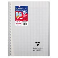 Koverbook reliure intégrale enveloppante PP transparent 24x32cm 160p Séyès coloris assortis livré en boîte prê - Image 7