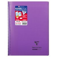 Koverbook reliure intégrale enveloppante PP transparent 24x32cm 160p Séyès coloris assortis livré en boîte prê - Image 5