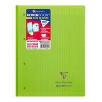 Koverbook bloc de cours agrafé grand côté perfo 4 trous 22,3x29,7cm 160p séyès coloris assortis - Image 9