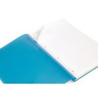 Koverbook bloc de cours agrafé grand côté perfo 4 trous 22,3x29,7cm 160p séyès coloris assortis - Image 3