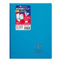 Koverbook bloc de cours agrafé grand côté perfo 4 trous 22,3x29,7cm 160p Q.5x5 + marge coloris assortis - Image 9