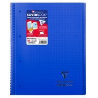 Koverbook reliure intégrale enveloppante PP transparent 22,5x29,7cm 160p Q.5x5 perfo 4 trous coloris assortis - Image 8