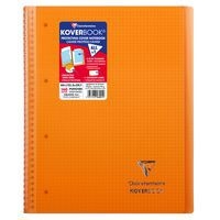 Koverbook reliure intégrale enveloppante PP transparent 22,5x29,7cm 160p Q.5x5 perfo 4 trous coloris assortis - Image 9