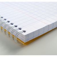 Koverbook reliure intégrale enveloppante PP transparent Rouge 22,5x29,7cm 160p ligné + marge perfo 4 trous - Image 7