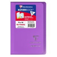 Koverbook carnet piqué polypro transparent 9x14cm 96p Q.5x5 coloris assortis - Image 3