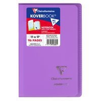 Koverbook carnet piqué polypro transparent 11x17cm 96p Q.5x5 coloris assortis - Image 7
