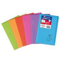 Koverbook carnet piqué polypro transparent 11x17cm 96p Q.5x5 coloris assortis - Image 8
