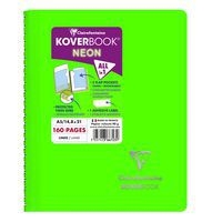 Koverbook NEON reliure intégrale enveloppante PP opaque 14,8x21cm 160p ligné coloris assortis - Image 5
