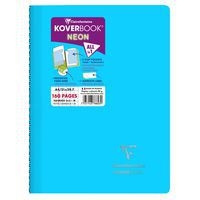 Koverbook NEON reliure intégrale enveloppante PP opaque 21x29,7cm 160p 5x5 + marge coloris assortis - Image 5