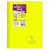 Koverbook NEON reliure intégrale enveloppante PP opaque 21x29,7cm 160p ligné coloris assortis - Image 6