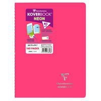 Koverbook NEON reliure intégrale enveloppante PP opaque 21x29,7cm 160p ligné coloris assortis - Image 7