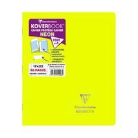 Koverbook NEON piqué PP opaque 17x22cm 96p seyès coloris assortis - Image 2