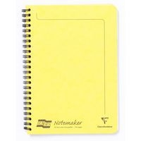 Europa A5 Notemaker reliure intégrale Jaune citron 14,8x21cm 120p détachligné - Image 2