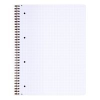 Age Bag  carnet reliure intégrale perfo 4 trous 22,5x29,7cm 160p détachables 5x5 bleu - Image 2