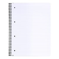 Age Bag  carnet reliure intégrale perfo 4 trous 22,5x29,7cm 160p détachables ligné noir - Image 2