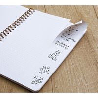 Age Bag My.Notes cahier reliure intégrale à marge détachable 21x29,7cm 120p détachligné bleu - Image 3