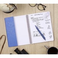 Age Bag My.Notes cahier reliure intégrale à marge détachable 21x29,7cm 120p détachligné bleu - Image 6