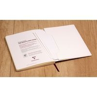 Age Bag My.Essential carnet cousu dos carré 19x25cm 192p DOT Noir papier ivoire 90g - Image 4