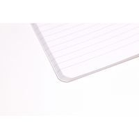 Triomphe GOLD cahier blanc piqûre textile 21x29,7cm 96p ligné papier blanc 90g - Image 4