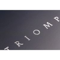 Triomphe PLATINUM cahier bleu profond piqûre textile 21x29,7cm 96p ligné papier ivoire 90g - Image 2