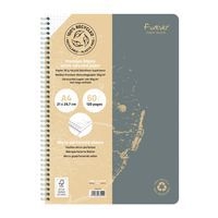 FOREVER premium, cahier reliure intégrale A4 90g recyclé 120p détachQ.5x5 coloris assortis - Image 6