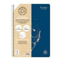 FOREVER premium, cahier reliure intégrale A4 90g recyclé 120p détachLigné coloris assortis - Image 7