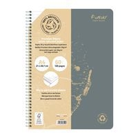 FOREVER premium, cahier reliure intégrale A4 90g recyclé 120p détachLigné coloris assortis - Image 4