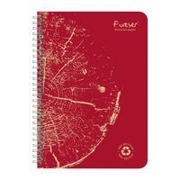 FOREVER premium, cahier reliure intégrale A5 90g recyclé 120p détachQ.5x5 coloris assortis - Image 7