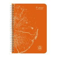 FOREVER premium, cahier reliure intégrale A5 90g recyclé 120p détachLigné coloris assortis - Image 7