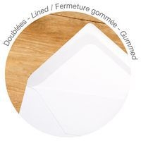 25 enveloppes doublées gom 114x162 90g bande&cello - Image 3
