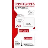 50 enveloppes auto.adh 110x220 fen45x100 80g ss cello - Image 3