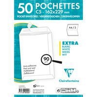 50 pochettes auto.adh 162x229 blanc 90g ss cello - Image 4