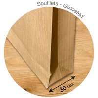5 pochettes soufflet 229x324x30 Kraft armé 130g ss film - Image 4
