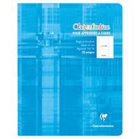 Cahier d'écriturepiqué "Clairenfantine" 17x22cm 32p séyès 4mm 16/16 - Image principale