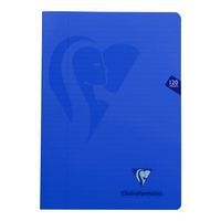 Mimesys cahier piqué polypro 21x29,7cm 120p ligné + marge coloris assortis - Image principale
