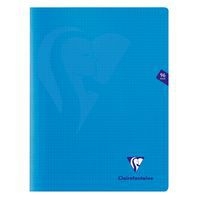 Mimesys cahier piqué polypro 24x32cm 96p Q.5x5 Bleu - Image principale