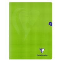 Mimesys cahier piqué polypro 24x32cm 96p Q.5x5 Vert - Image principale