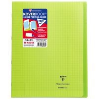 Koverbook piqué polypro transparent Vert 24x32cm 48p séyès - Image principale