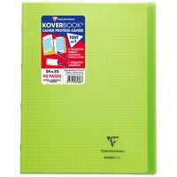 Koverbook piqué polypro transparent Vert 24x32cm 96p Q.5x5 - Image principale