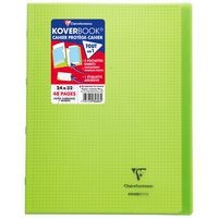 Koverbook piqué polypro transparent Vert 24x32cm 48p Q.5x5+marge - Image principale