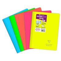 Koverbook NEON reliure intégrale enveloppante PP opaque 21x29,7cm 160p ligné coloris assortis - Image principale