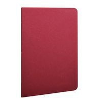 Age Bag cahier piqué 14,8x21cm 96p ligné rouge - Image principale