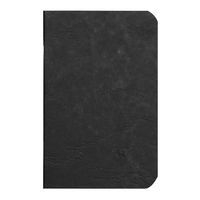 Age Bag carnet piqué 9x14cm 96p uni noir - Image principale