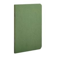 Age Bag carnet piqué 9x14cm 96p ligné vert - Image principale
