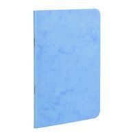 Age Bag carnet piqué 9x14cm 96p ligné bleu - Image principale
