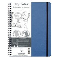 Age Bag My.Notes carnet reliure intégrale à marge détachable 16x21cm 120p détachDOT bleu - Image principale